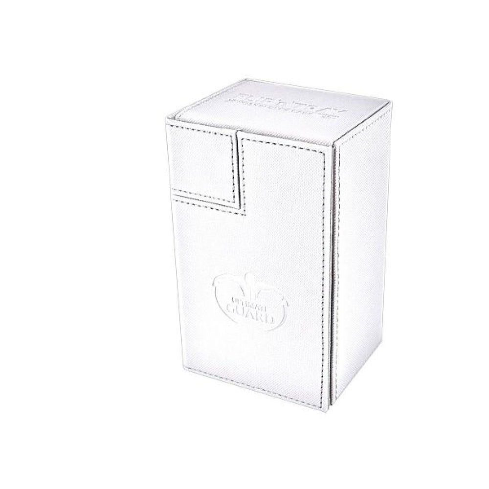 Ultimate Guard Flip n Tray Deck Case 80+ Standard Size XenoSkin White Deck Box