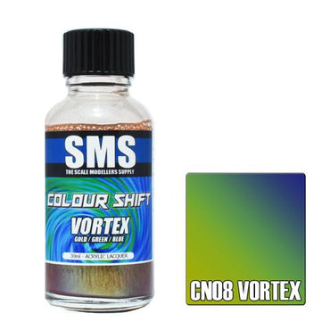 CN08 COLOUR SHIFT VORTEX (GOLD/GREEN/BLUE) 30ML