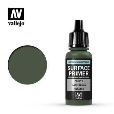 Vallejo Surface Primer NATO Green 17 ml