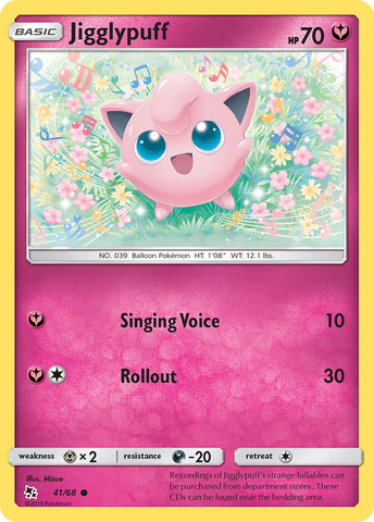 Jigglypuff (41/68) [Sun & Moon: Hidden Fates]