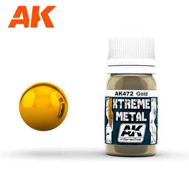 AK Interactive Metallics - Xtreme Metal Gold 30ml