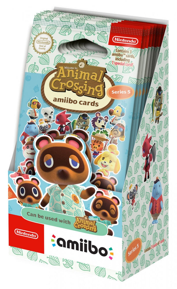 amiibo Animal Crossing Cards Series 5 CDU ( 25 Packs )