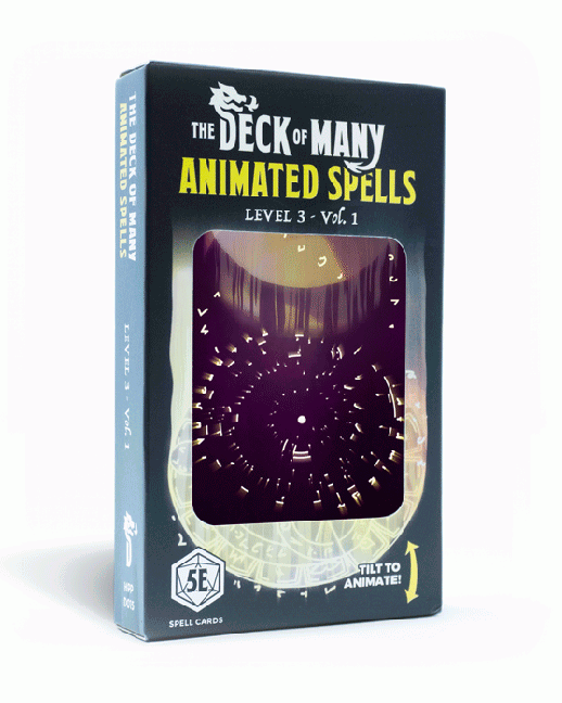 Deck Of Many Animated Spells level 3 Volume 1 (A-M)