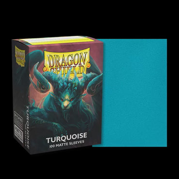 Sleeves - Dragon Shield - Box 100 - Turquoise Atebeck MATTE