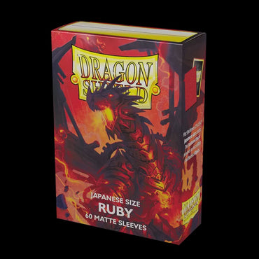 Sleeves - Dragon Shield Japanese - Box 60 - Ruby Matte