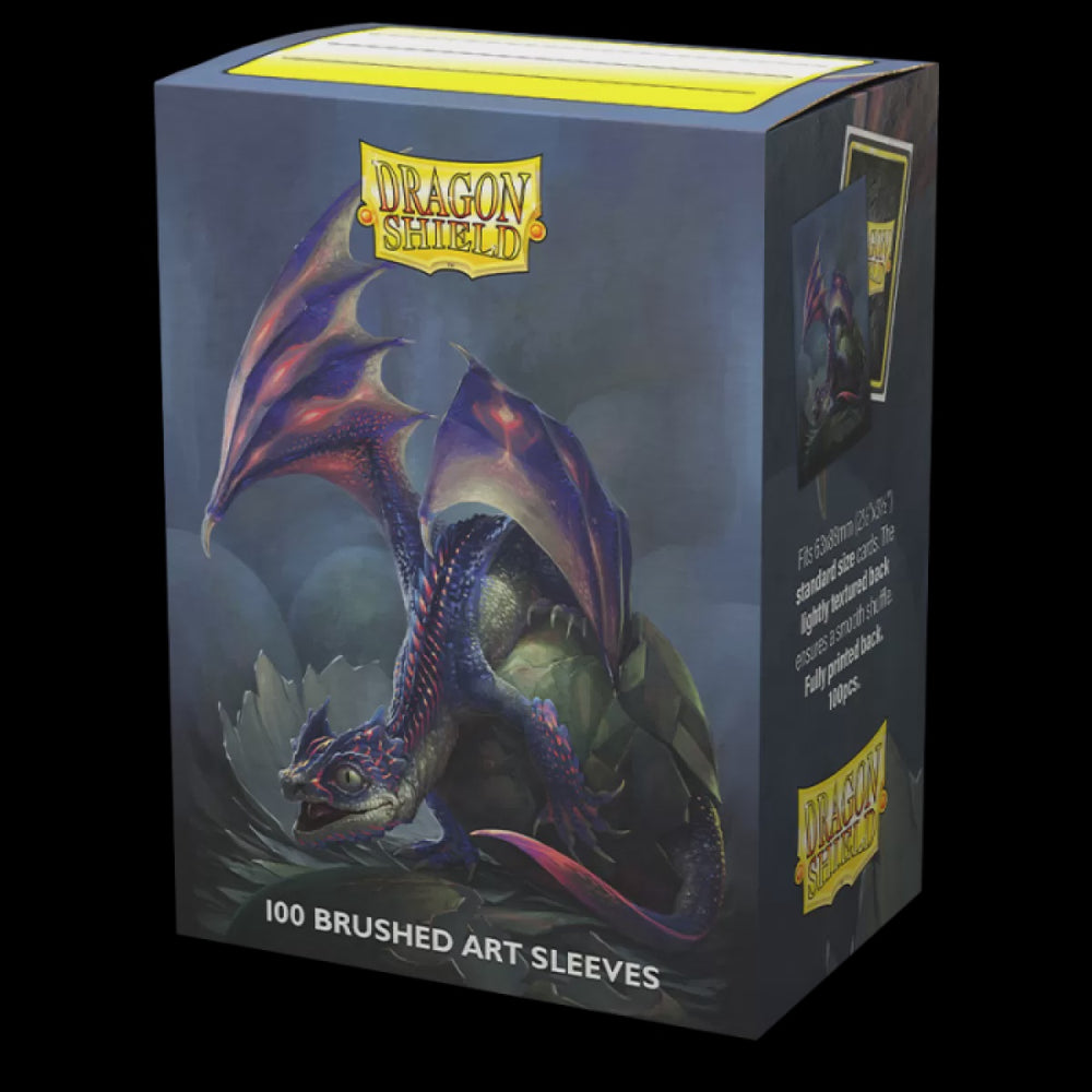 Dragon Shield - Box 100 - Brushed Art - Baby Dragon Huey