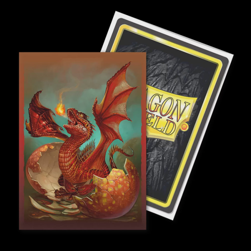 Dragon Shield - Box 100 - Brushed Art - Baby Dragon Sparky