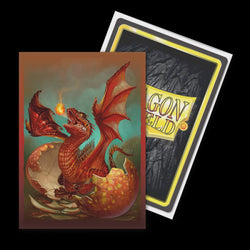 Dragon Shield - Box 100 - Brushed Art - Baby Dragon Sparky