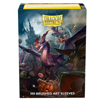 Dragon Shield Brushed Art - Halloween Dragon 2021