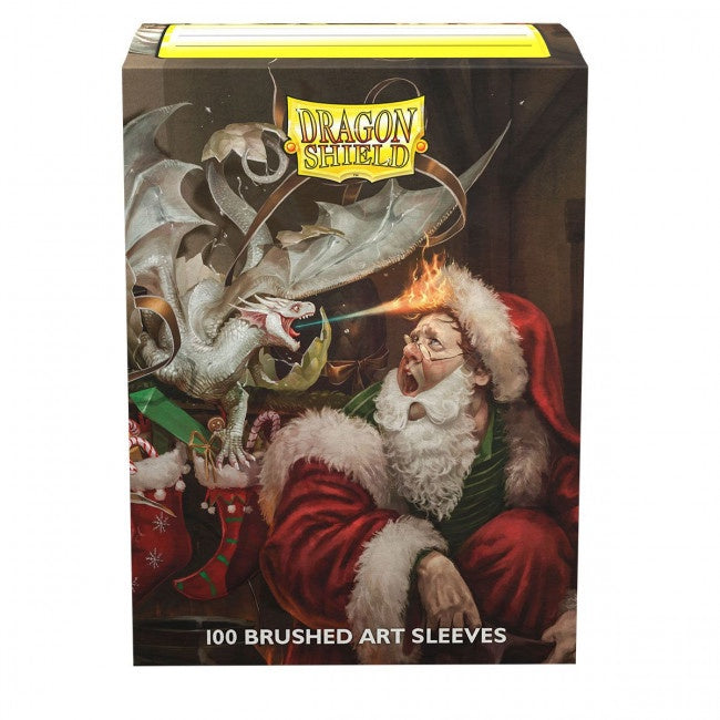 Dragon Shield Brushed Art - Christmas 2021