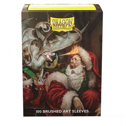 Dragon Shield Brushed Art - Christmas 2021