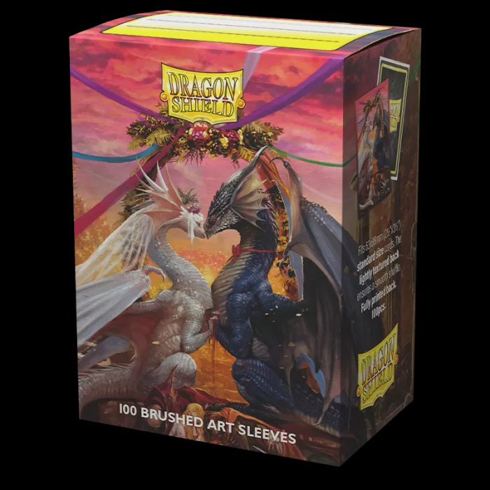 Sleeves - Dragon Shield - Box 100 - Brushed Art - Valentine Dragons 2023