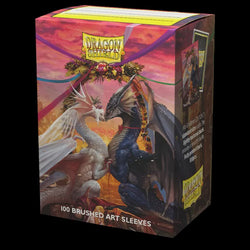 Sleeves - Dragon Shield - Box 100 - Brushed Art - Valentine Dragons 2023