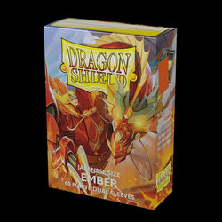 Sleeves - Dragon Shield Japanese - Box 60 - Dual Matte Ember