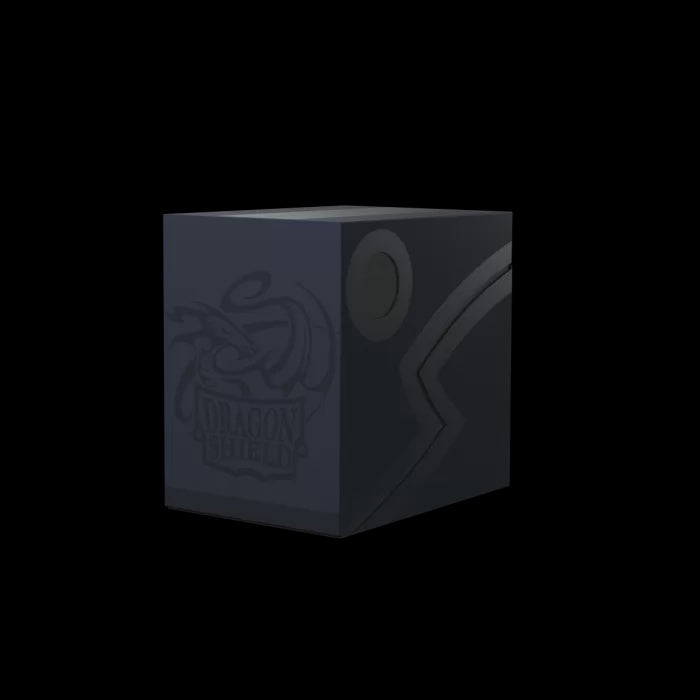 Deck Box Dragon Shield Revised Double Shell - Midnight Blue/Black