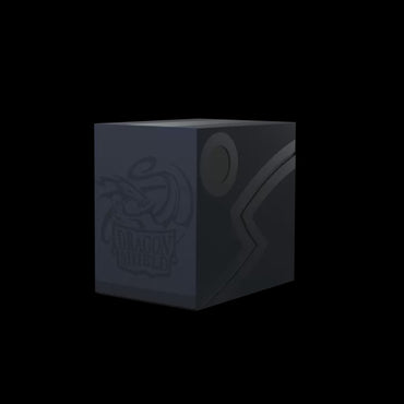 Deck Box Dragon Shield Revised Double Shell - Midnight Blue/Black