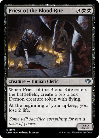 Priest of the Blood Rite [Commander Masters]