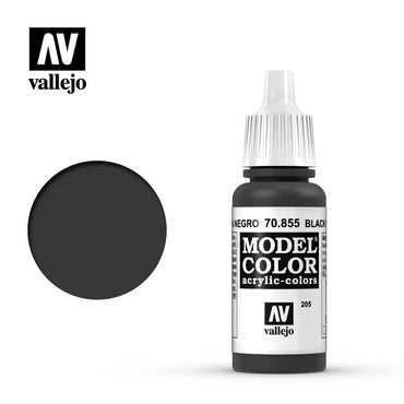 Vallejo Model Colour 70855 Black Glaze 17 ml (205)