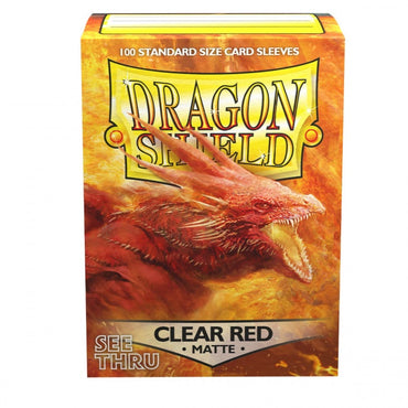 Sleeves - Dragon Shield - Box 100 - Clear Red