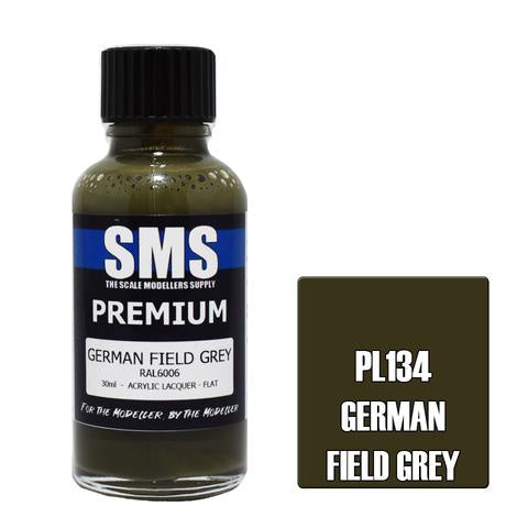 PL134 Premium Acrylic Lacquer GERMAN FIELD GREY 30ml