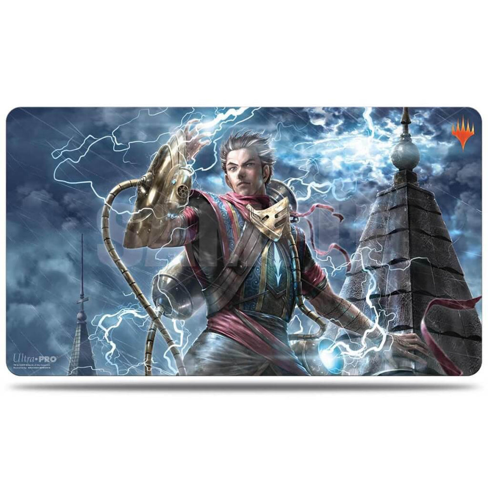 Magic: The Gathering Playmat- War of the Spark Japanese Alt Art- Ral Zarek