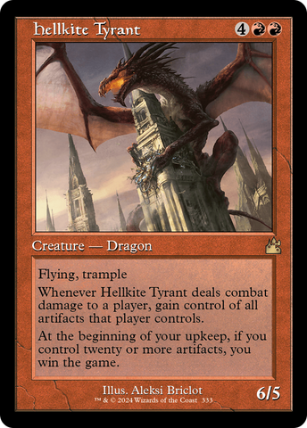 Hellkite Tyrant (Retro Frame) [Ravnica Remastered]
