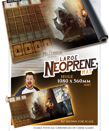 Kickstarter Chronicles of Crime The Millennium Series Large Neoprene Mat