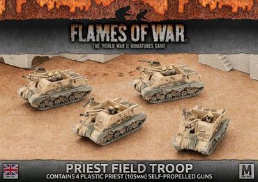 Priest Field Troop (x4) Plastic FOW