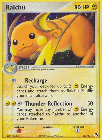 Raichu (12/112) [EX: FireRed & LeafGreen]