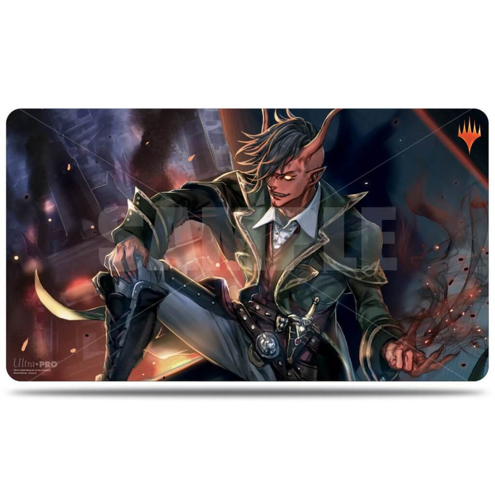 Magic: The Gathering Playmat- War of the Spark Japanese Alt Art-Tibalt