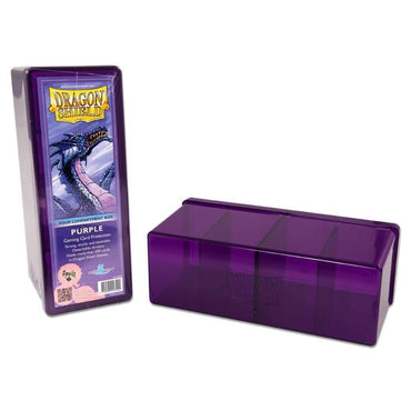 Storage Box - Dragon Shield - Four Compartments - Purple