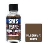 PRL21 Pearl Acrylic Lacquer CHOCOLATE  BROWN 30ml
