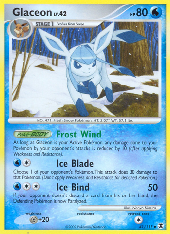 Glaceon (41/111) [Platinum: Rising Rivals]