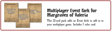 Kickstarter Margraves of Valeria Multiplayer Event Pack