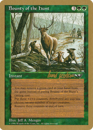 Bounty of the Hunt - 1997 Svend Geertsen (ALL) (SB) [World Championship Decks 1997]
