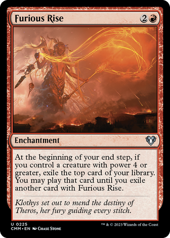 Furious Rise [Commander Masters]