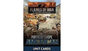 American Unit Cards (Late War x29 cards) - Flames of War