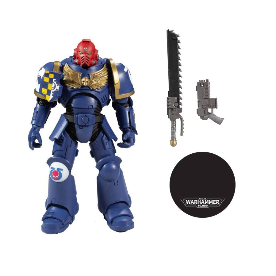 Warhammer 40K - 7" Action Figure Ultramarines Primaris Assault Intercessor