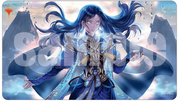 Magic: The Gathering – PLAYMAT- War of the Spark Japanese Alt Art- Narset