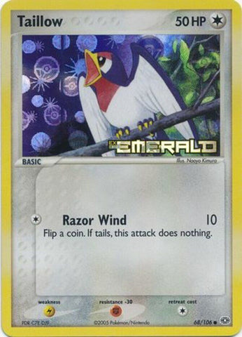 Taillow (68/106) (Stamped) [EX: Emerald]