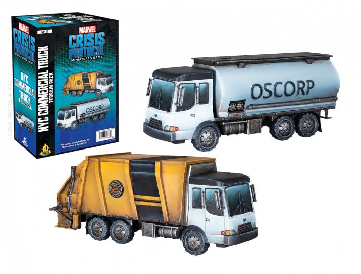 Marvel Crisis Protocol NYC Commercial Truck Terrain Pack