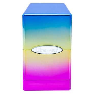 ULTRA PRO Deck Box Satin Tower Hi-Gloss - Rainbow