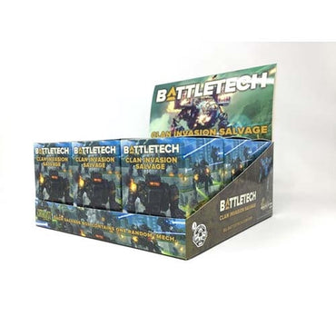 BattleTech Clan Invasion Salvage Blind Box (1 Display of 9 Blind Boxes)