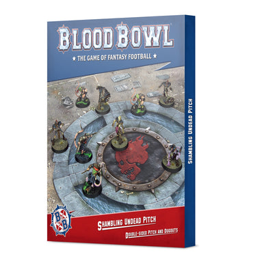 200-56 BLOODBOWL SHAMBLING UNDEAD PITCH & DUGOUTS