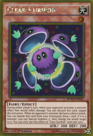 Clear Kuriboh [MVP1-ENG47] Gold Rare