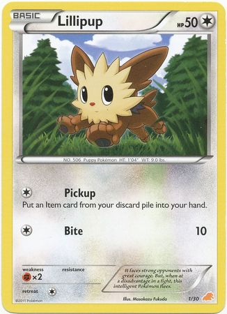 Lillipup (1/30) [Black & White: Trainer Kit - Excadrill]