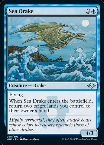 Sea Drake (Foil Etched) [Modern Horizons 2]