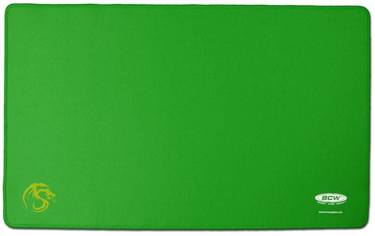 BCW Playmat with Stitched Edging Green