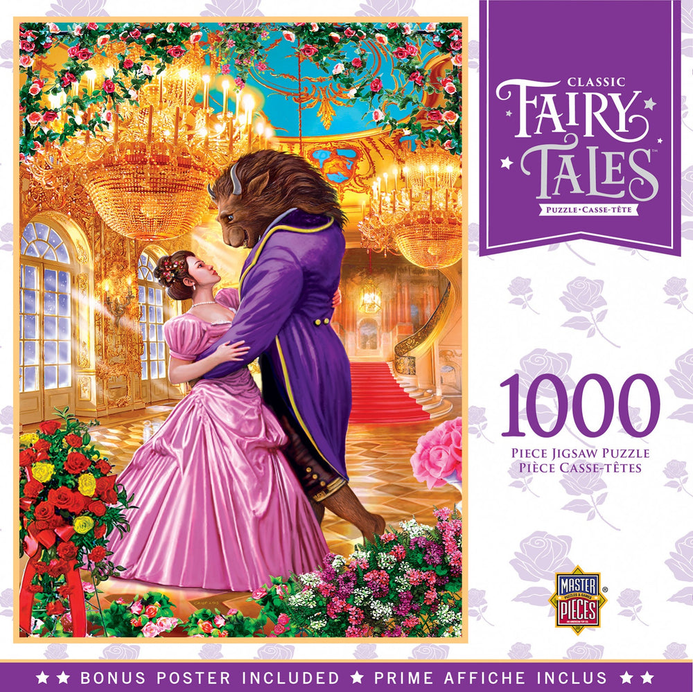 Masterpieces Puzzle Classic Fairy Tales Beauty and the Beast Puzzle 1,000 pieces
