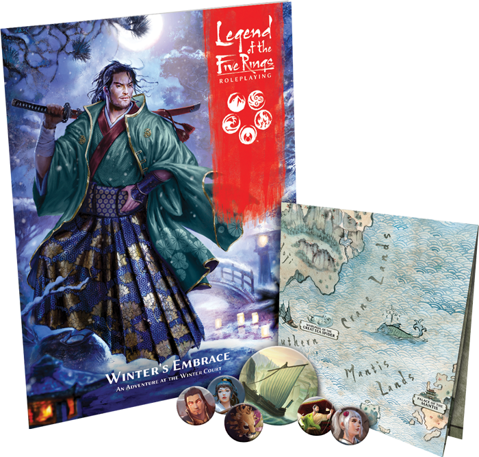 Legend of Five Rings RPG Winter's Embrace Adventure Book